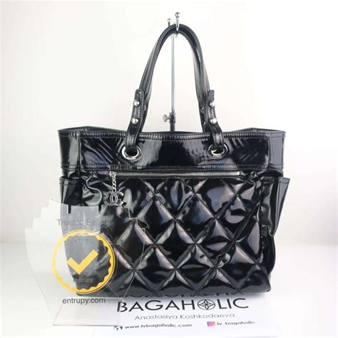 chanel biarritz tote black|Chanel Biarritz Tote .